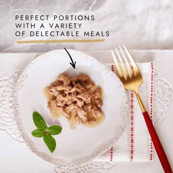 GOURMET Mon Petit Intense Meaty Variety with Duck, Chicken & Turkey Adult Wet Cat Food 6x50g - Image 3